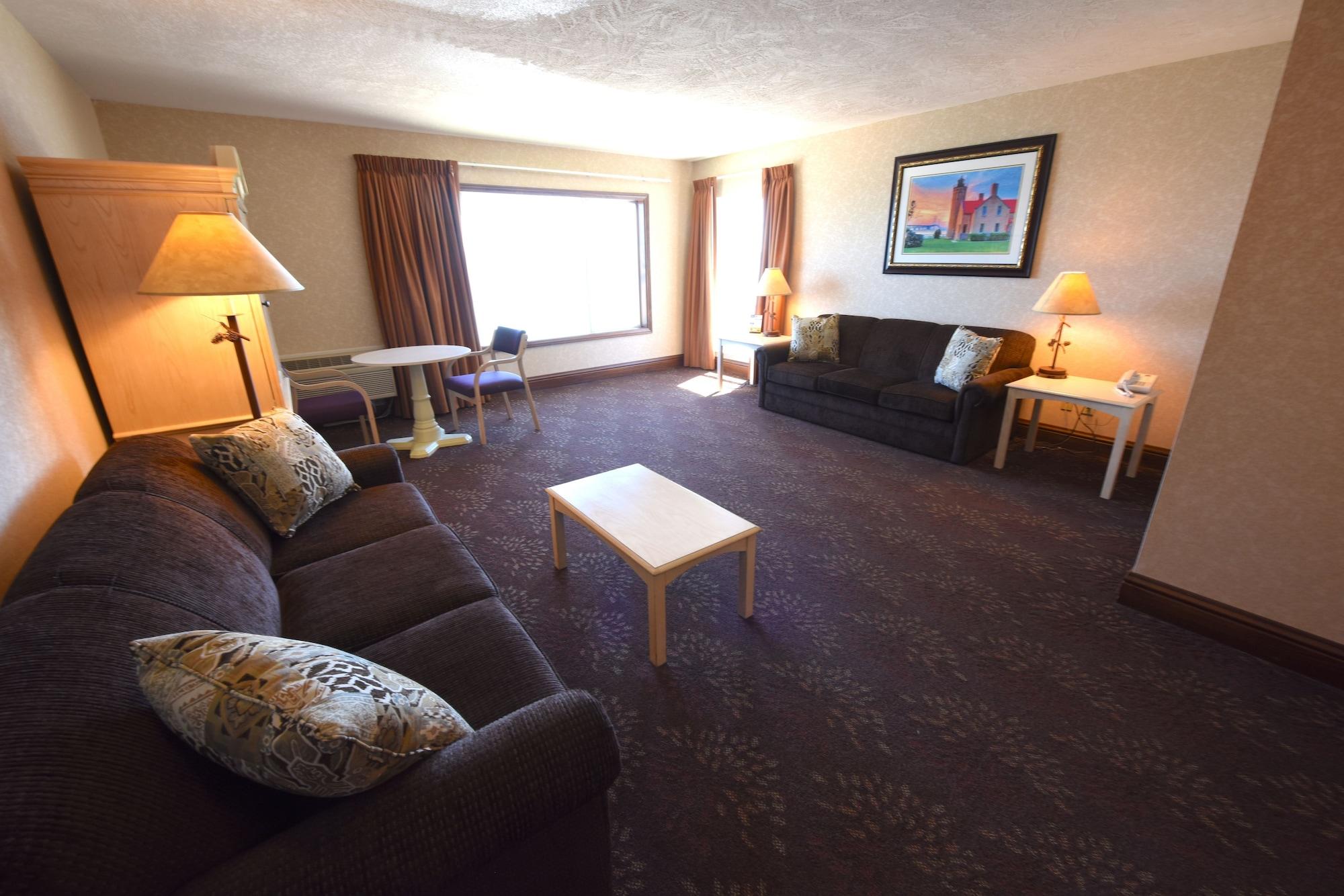 Bridge Vista Beach Hotel&Convention Center Mackinaw Stadt Exterior foto